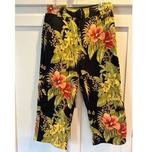Tommy Bahama Tropical Crop Capri Pant Size 10